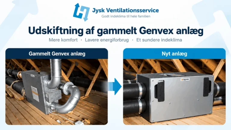 Udskiftning af gammelt Genvex anlæg